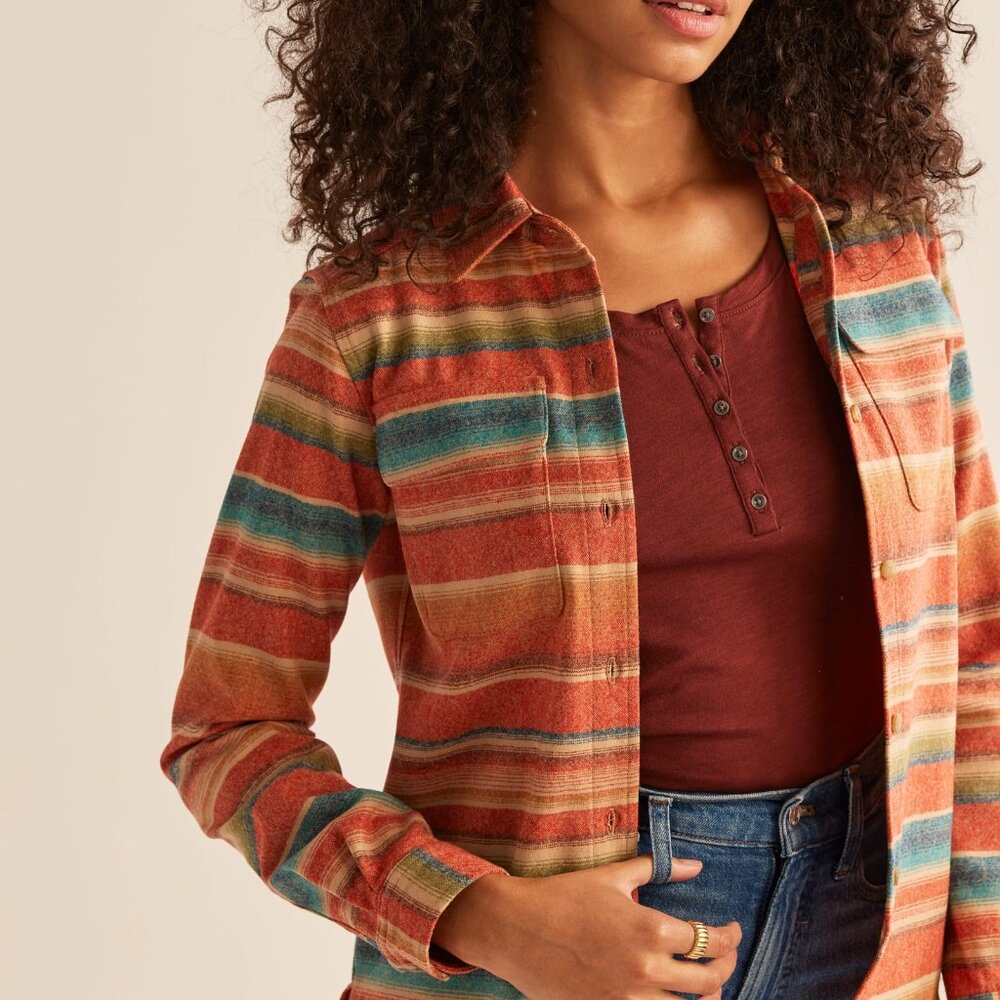PENDLETON WOMEN'S BOARD SHIRT FLANNEL